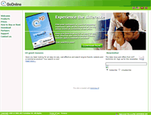 Tablet Screenshot of go-online.com